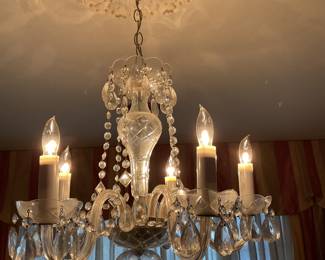 Chandelier available for sale.