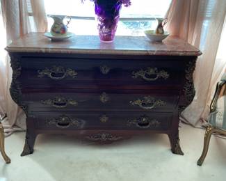 Mahogany French Commode