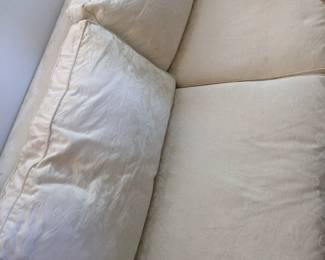 white loveseat that goes w couch