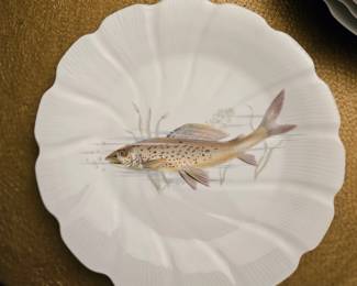 Limoges Fish Plate