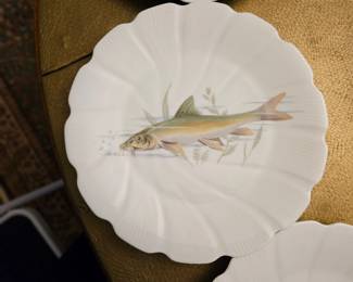 Limoges Fish Plate