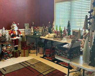 The Christmas room (well… 1 of several).  Most items New with Tags!