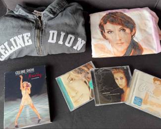 Celine Dion music CD ‘s plus t-shirts