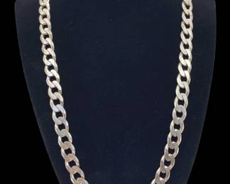 Heavy Sterling Silver 925 Chain Necklace