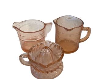 Vintage Pink Glass