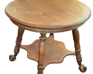 Amazing Antique parlor Table Glass Ball & Claw 