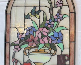 Stained glass piece