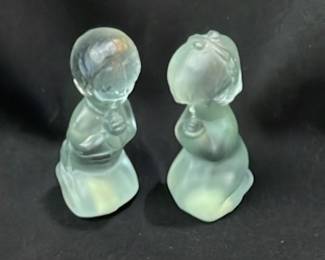 Fenton Glass praying children