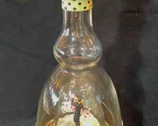Collectible Bottle with Musical Dancers 