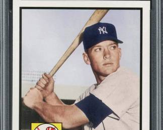 Mickey Mantle 2006 Topps Rookie of the Week Baseball Card 1 Graded PSA 10 GEM MINT