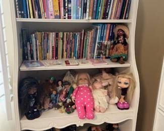 Children's dolls, books and toys