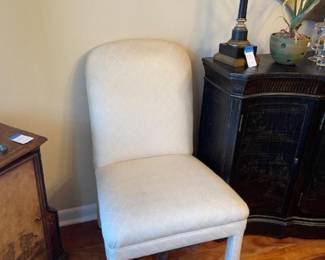 One of four dining room chairs-sold as a set
