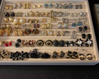 Lots of clip earrings!