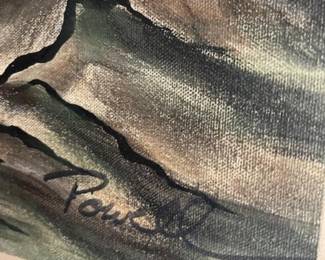 Great piece signed by Powell