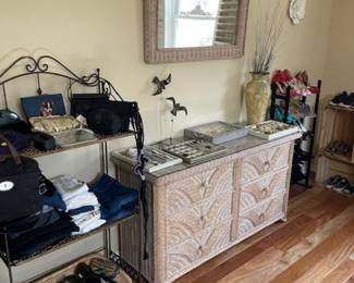 Dresser and mirror