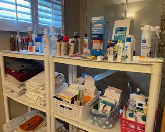 Great assortment of bath and health and beauty items