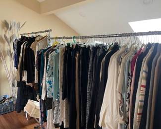 Assortment of designer and other women's clothing, some still new with tags!