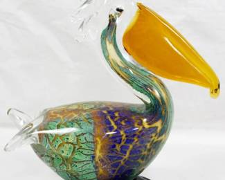229 - Murano Glass Pelican 7.5"
