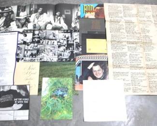 7770 - Lot of Assorted LP Record Inserts
