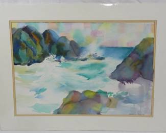 1420 - Gretchen Scales Water Color Art - 20x27
