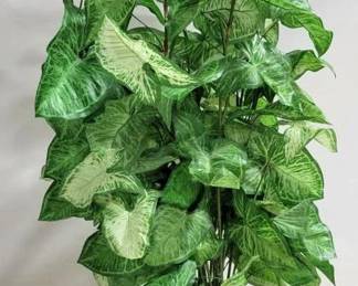 3410 - Faux Plant in Wicker Basket - 40" tall
