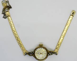 444 - Waltham 17 Jewel 10k RHP Ladies Watch
