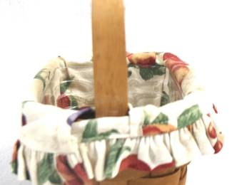 5156 - 1992 Longaberger Basket w Liner - 6" x 8" x 6"
