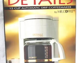 8511 - Mr Coffee Details 12 Cup Coffee Maker in Box
