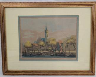 1541 - Artist Signed Art in Frame - 11x14
