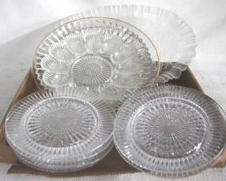 7578 - Lot of Assorted Glass Plates
