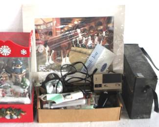 8319 - Lot of Assorted Items You are buying a used as-is electric/electronic item. We do not guarantee all components are present, and if it is not expressly stated, it is untested.
