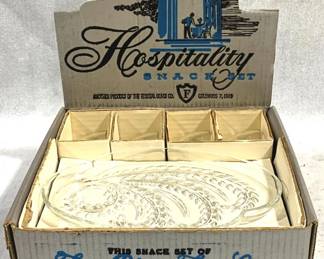 8627 - Federal Glass Hospitality Snack Set in Box
