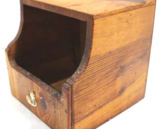 8505 - Wood Bin - 8" x 8" x 8"
