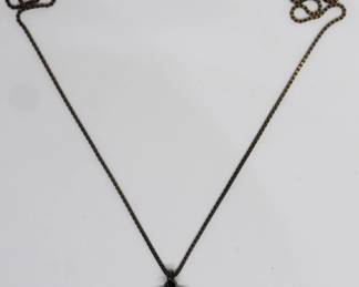 445 - Sterling Locket Necklace (0.20oz)
