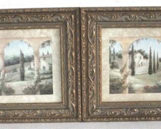 8122 - 2 Framed Prints - 14" x 12"
