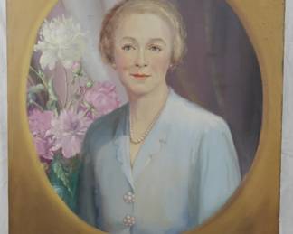 1431 - Unsigned Portrait on Stretch Canvas - 30.5 x 25.5 Gretchen Scales
