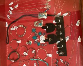 Sterling silver and Native American jewelry