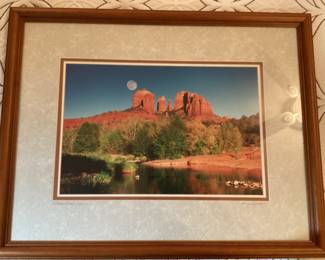 Framed Cathedral rock Sedona Arizona print