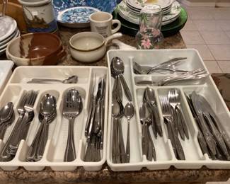 Lots of flatware to choose from 
