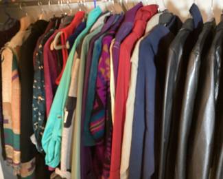Beautiful coats and jackets in wonderful condition, mostly size Large 