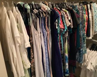 Nightgowns and dresses in wonderful condition mostly size Large 