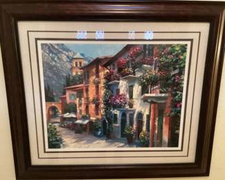 Howard Behrens framed Village Hideaway