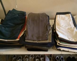 Tons of ladies slacks