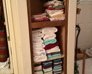 Lots of towels and linens