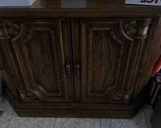 Entry table with flat back and Storage $40.00 sold