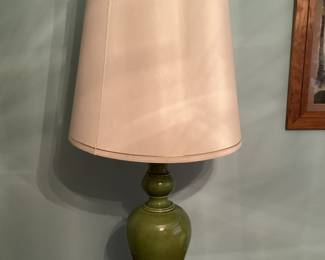 Vintage Green Lamp $15.00