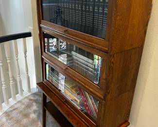 Antique barrister bookcases  $250.00