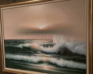 Vintage oil painting $30.00