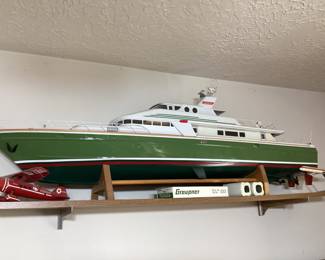 Sold Motorized boat With remote control radio $75