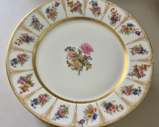 Limoges stack of plates